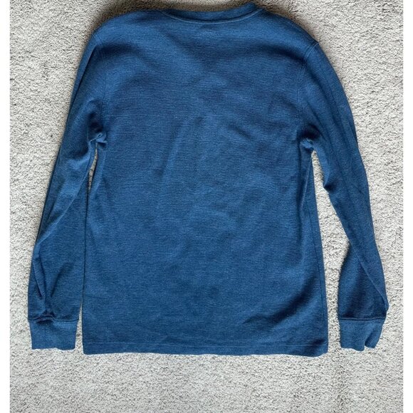 L.L.Bean Men’s Size Medium Slim Fit Mini Waffle Unshrinkable Henley Style 502225 - Picture 2 of 9